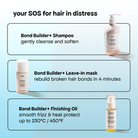 BONDIBOOST being smoothed onto hair ends for frizz control