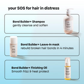 BONDIBOOST being applied to wet hair mid-lengths to ends for detangling