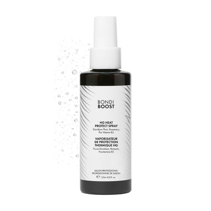 BONDIBOOST front packaging showing protective heat spray benefits