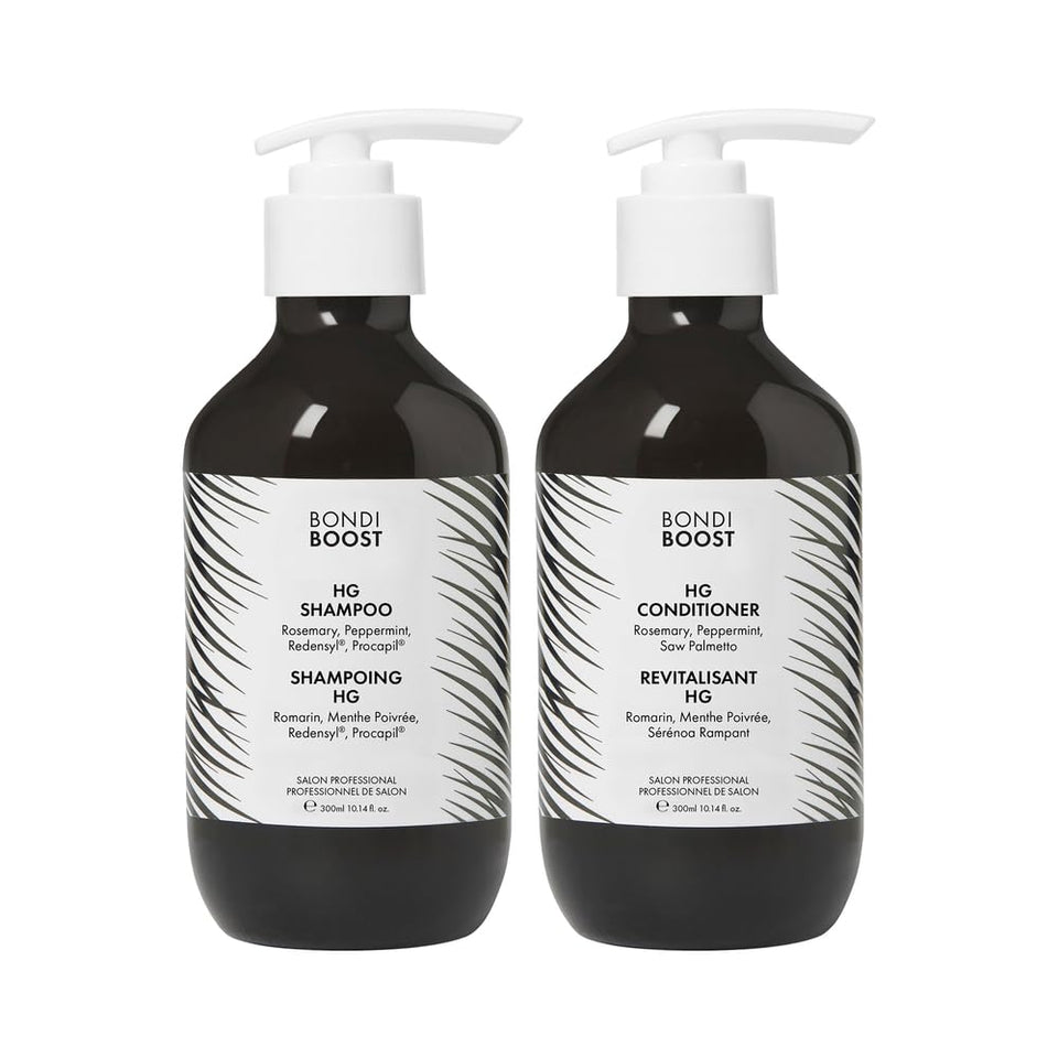 BondiBoost front packaging showing full anti-thinning set and benefits