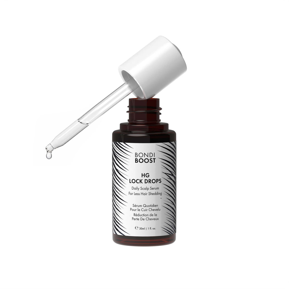 BondiBoost front bottle showing sleek label and daily serum benefit