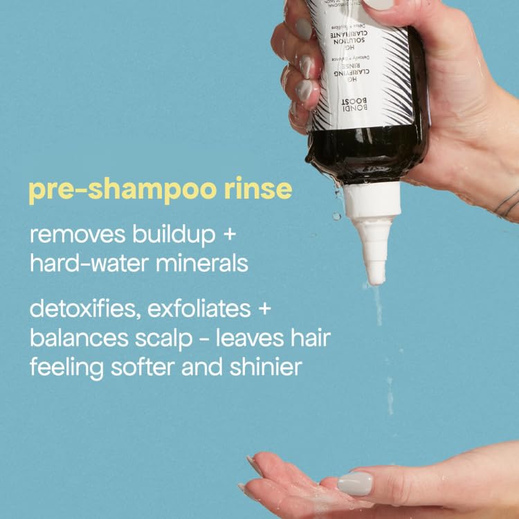 BondiBoost label detail with ingredients list visible, highlights clean formula