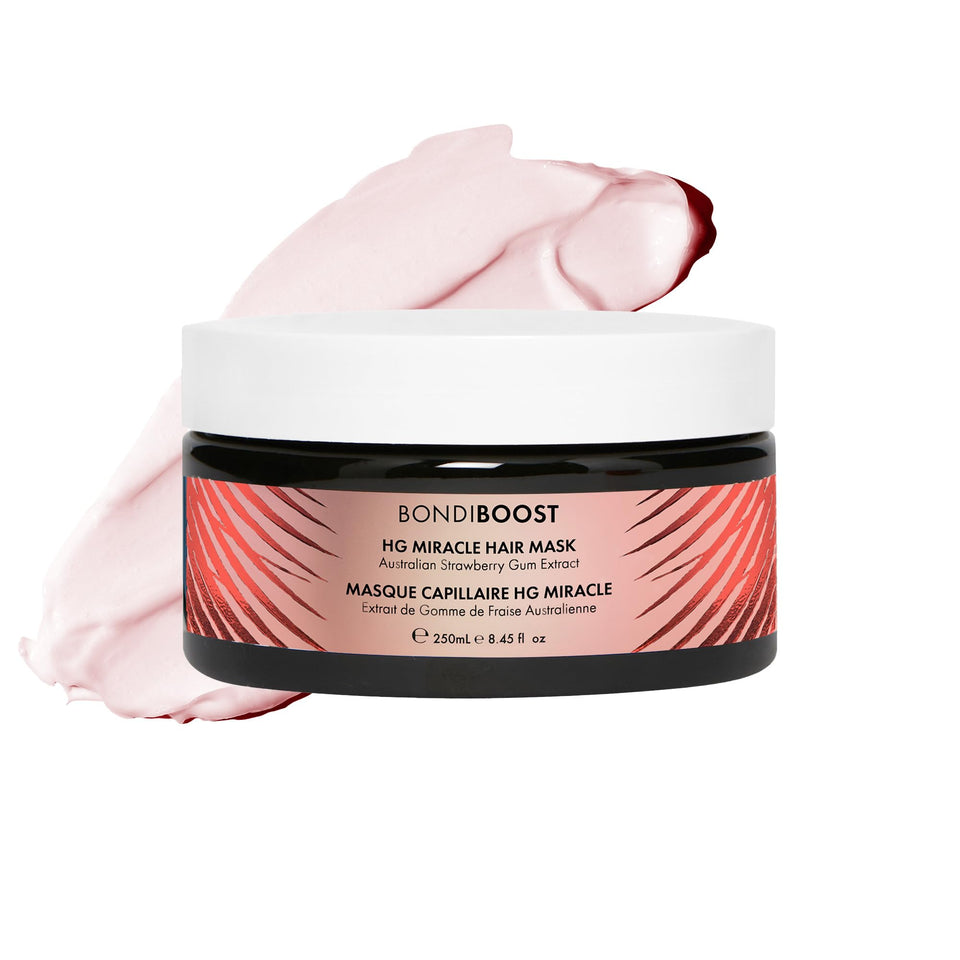 BONDIBOOST front jar view showing packaging and clear repair benefit