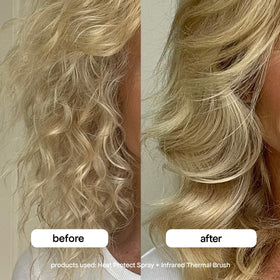 BONDIBOOST product on a hair strand highlighting smoother texture