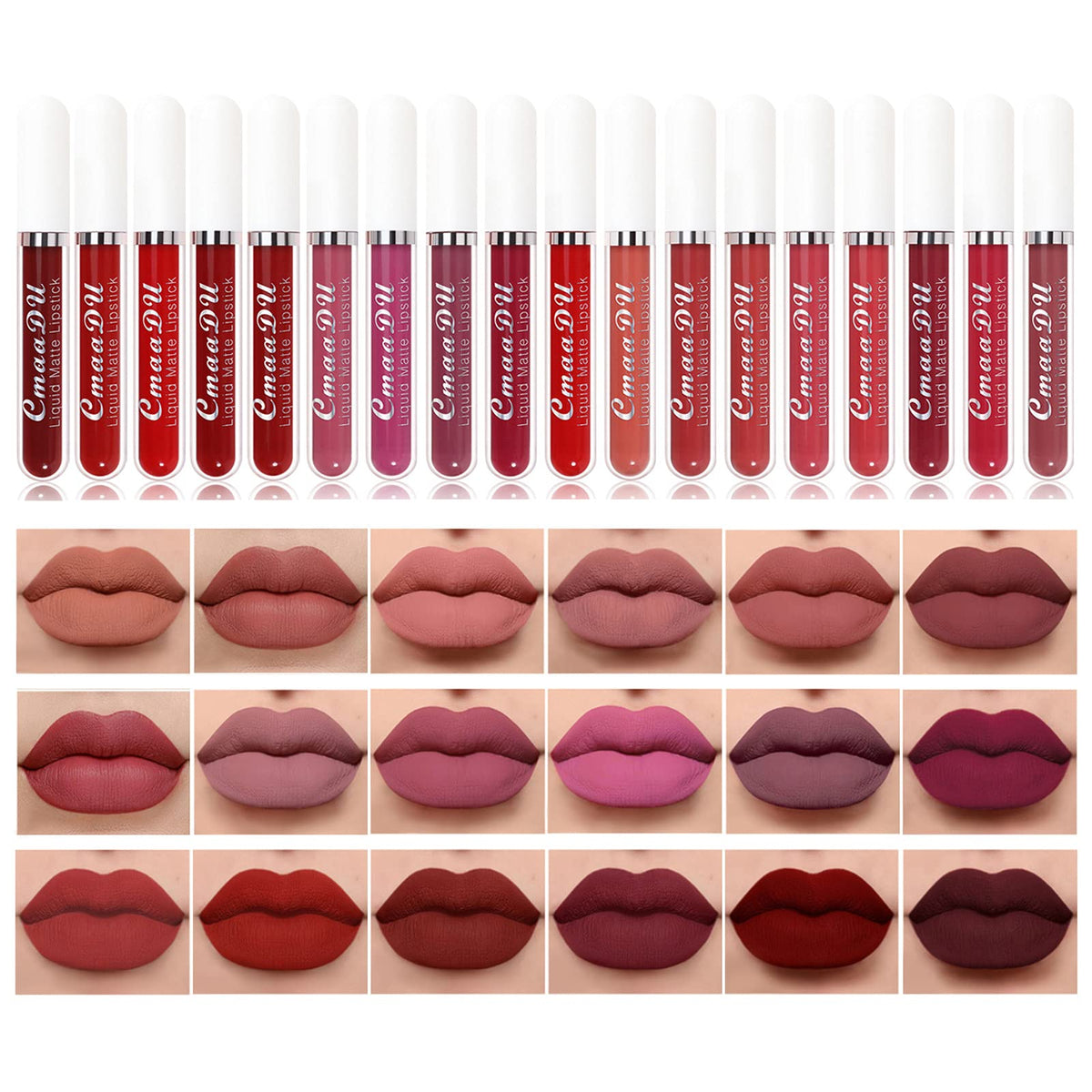 BONNIE CHOICE front packaging showing all 18 matte tubes and gift-ready box benefit variety