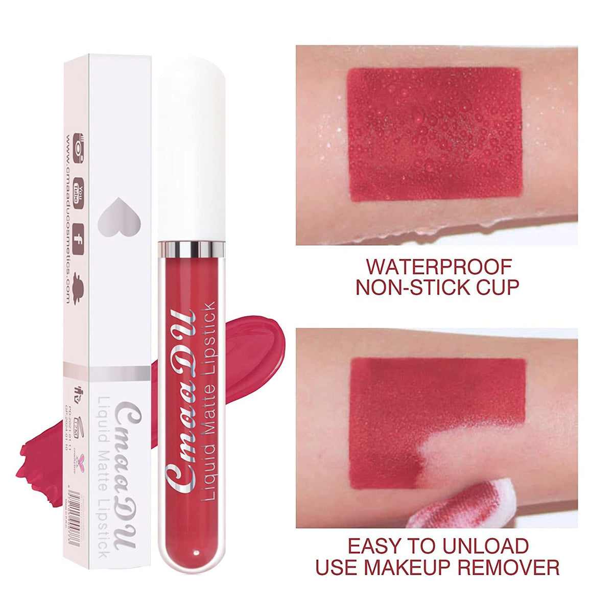 BONNIE CHOICE lip texture closeup highlighting velvety finish and comfortable wear