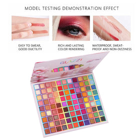 BONNIE CHOICE rainbow swatches on arm demonstrating intense pigmentation benefit