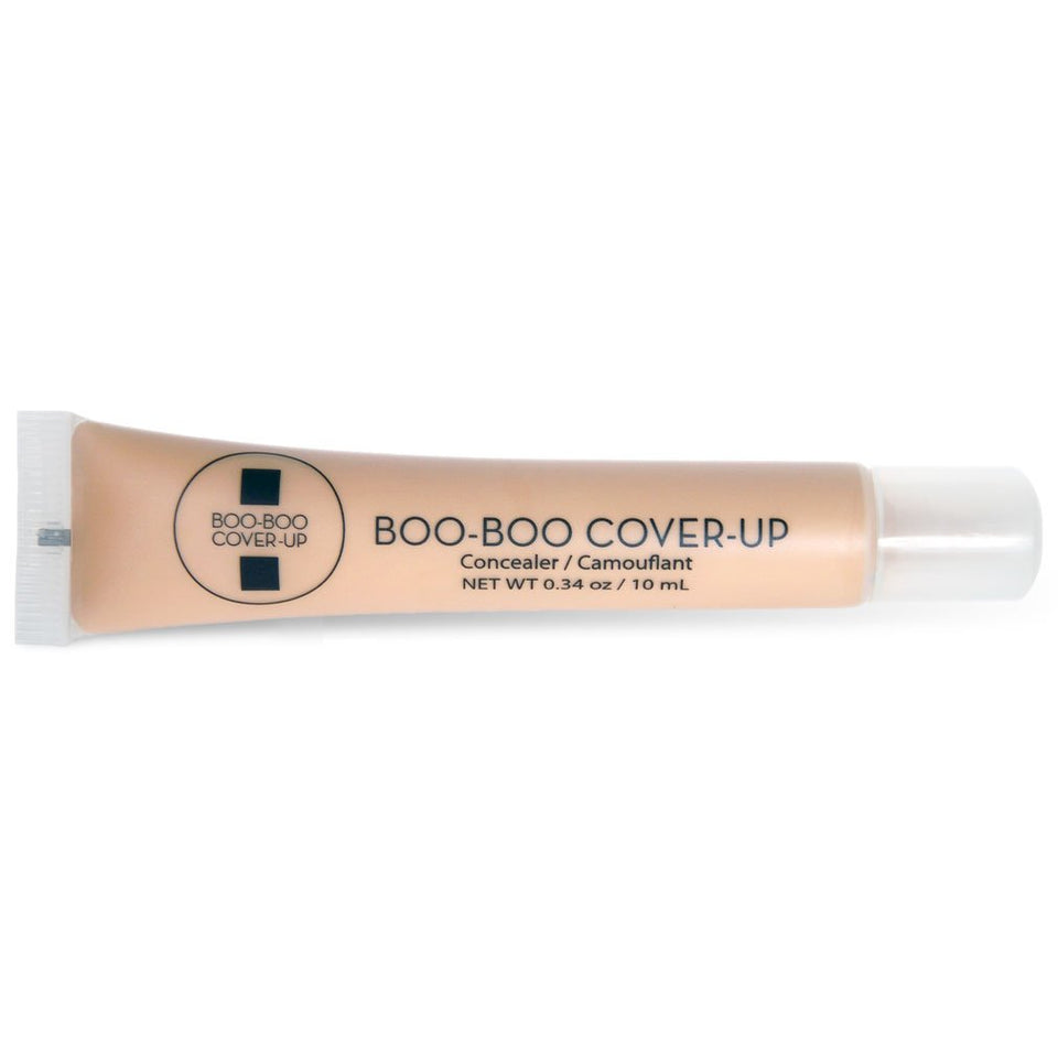 Boo-Boo Cover-Up front tube showing medium shade and easy application benefit