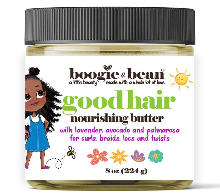 Boogie and Bean front packaging showing jar and label benefits