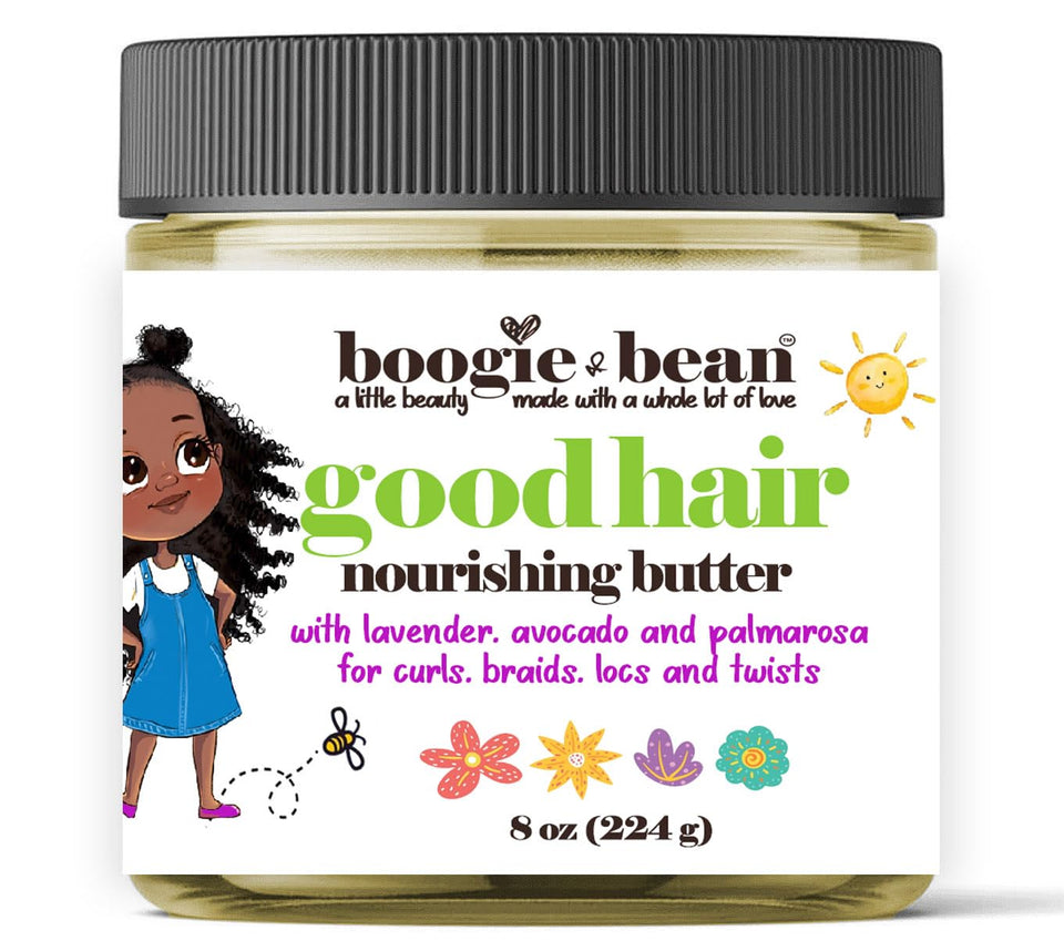 Boogie and Bean front packaging showing jar and label benefits