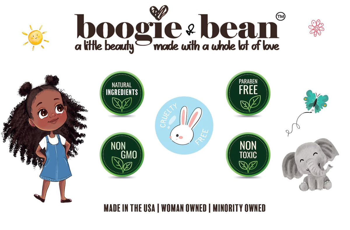 Boogie and Bean oil texture close-up showing lightweight absorption benefit