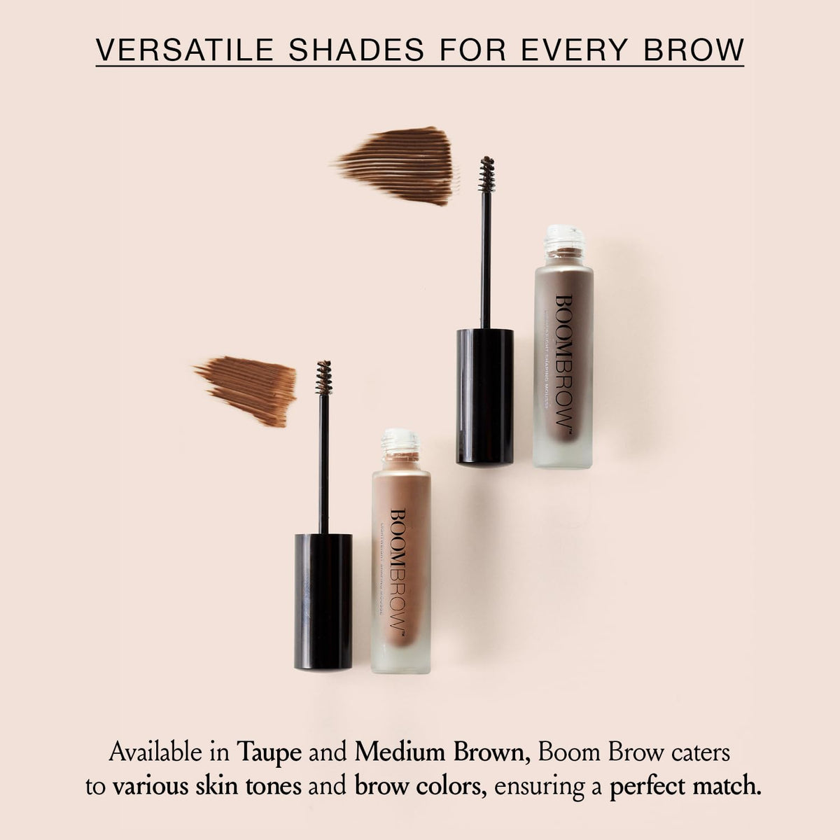 BOOM! by Cindy Joseph mousse texture swatch on skin showing lightweight finish benefit natural blending