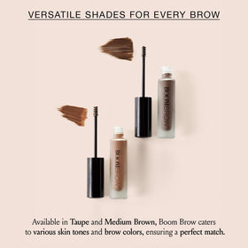 BOOM! by Cindy Joseph mousse texture swatch on skin showing lightweight finish benefit natural blending