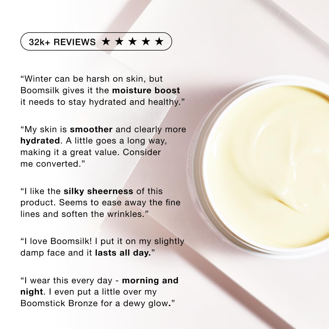 BOOM! by Cindy Joseph jar on bathroom counter staged to show everyday skincare use