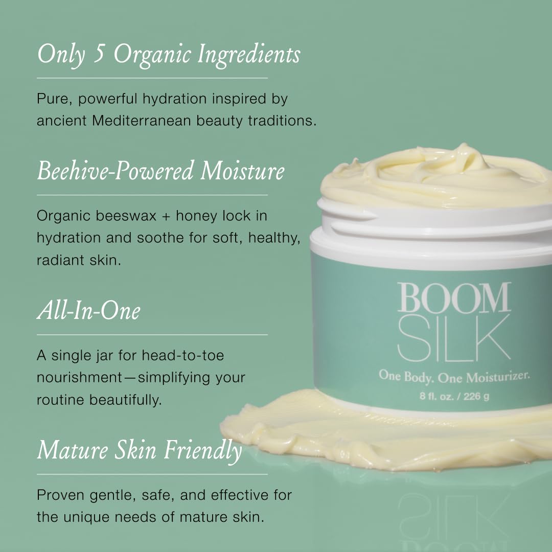 BOOM! by Cindy Joseph creamy texture close-up demonstrating rich, non-greasy hydration