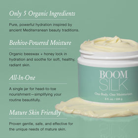 BOOM! by Cindy Joseph creamy texture close-up demonstrating rich, non-greasy hydration