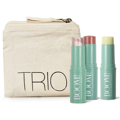 BOOM! by Cindy Joseph front packaging showing trio and free bag benefits