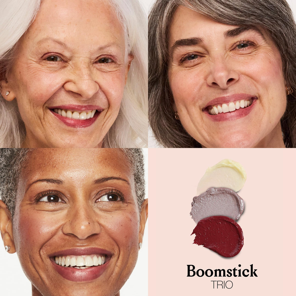 BOOM! by Cindy Joseph trio displayed with free bag for easy portability