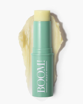 BOOM! by Cindy Joseph front packaging showing compact boomstick glo benefit moisturizing