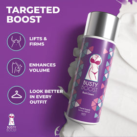 Booty Magic cream on hand showing easy application and coverage