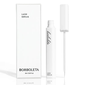 Borboleta front packaging showing bottle and label, clear product benefit