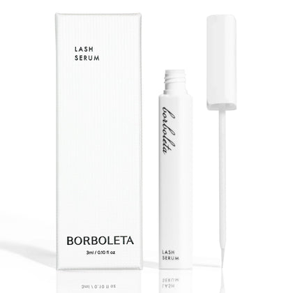 Borboleta front packaging showing bottle and label, clear product benefit
