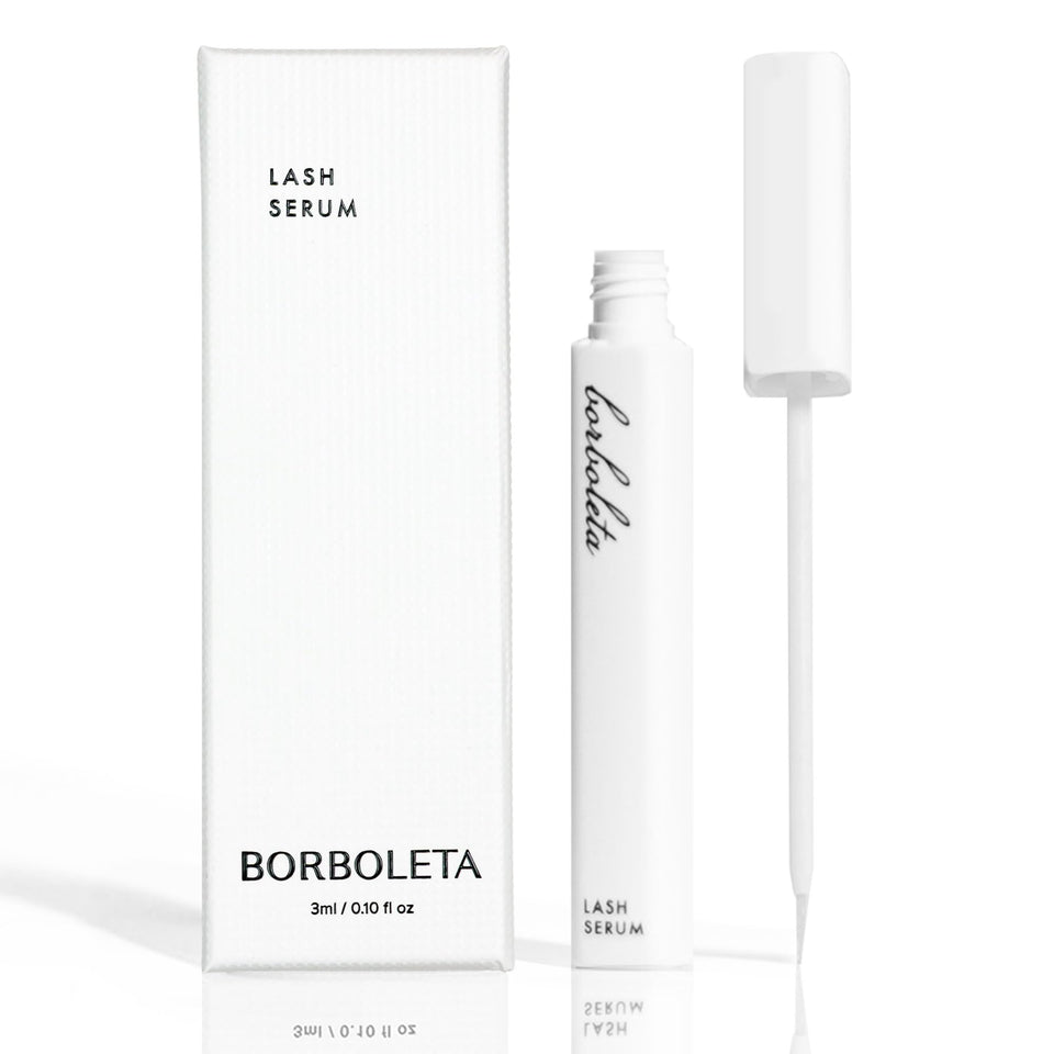 Borboleta front packaging showing bottle and label, clear product benefit