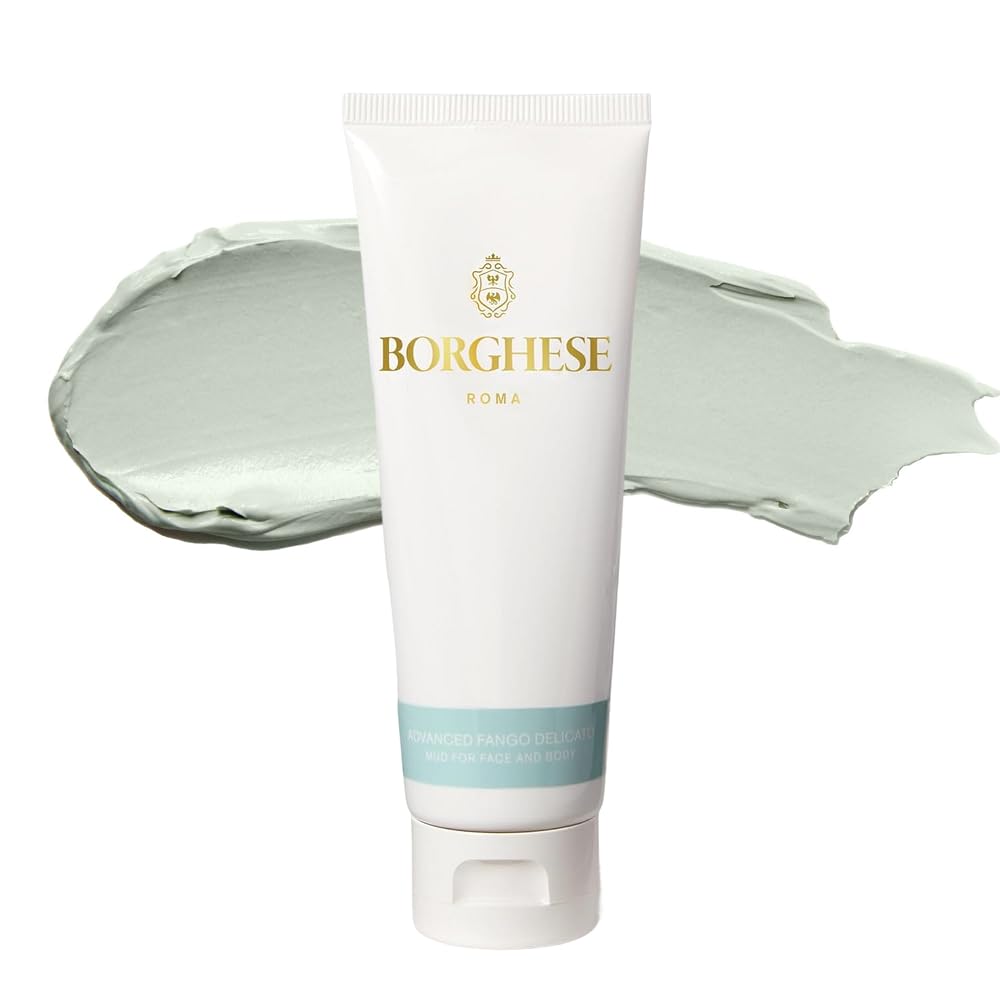 Borghese front packaging showing travel-size mask and clear branding for convenience