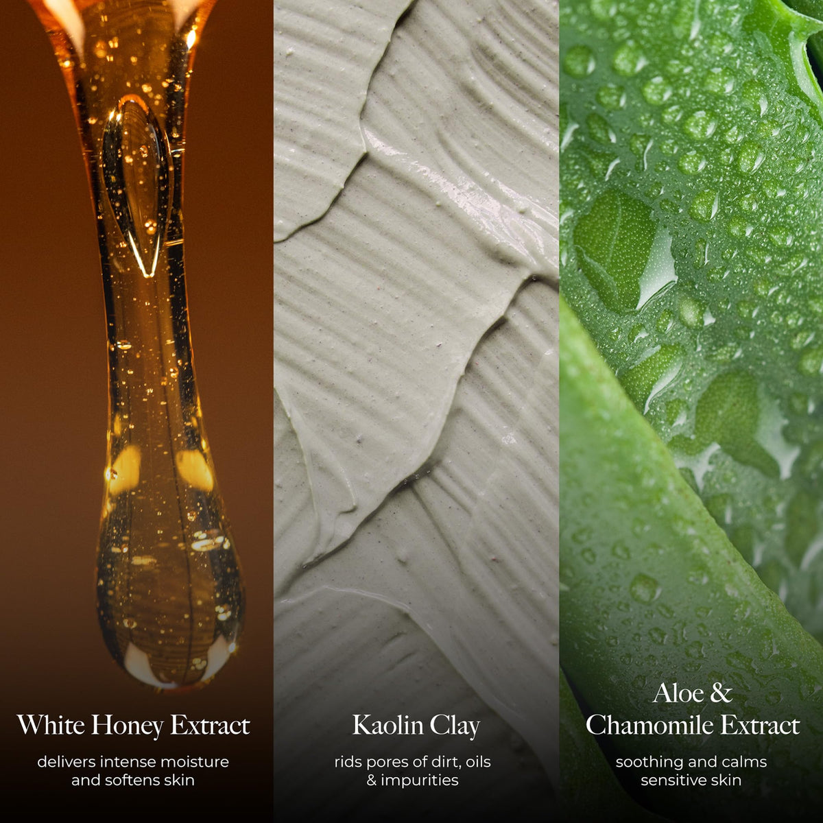 Borghese mud texture close-up highlighting creamy clay consistency for gentle exfoliation