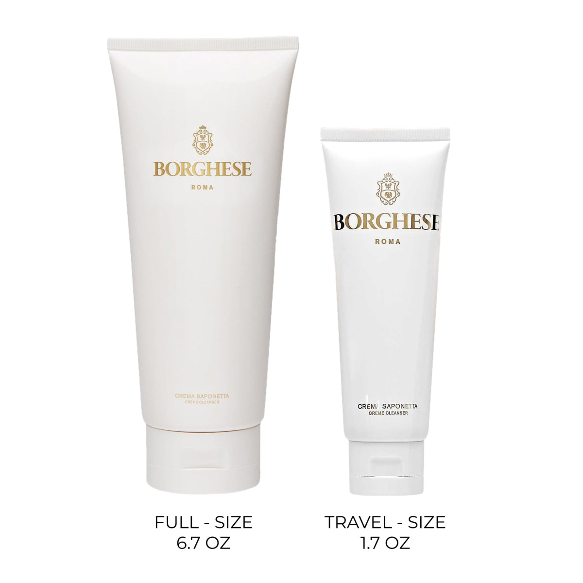 Borghese cleanser displayed in bathroom setting for daily routine inspiration
