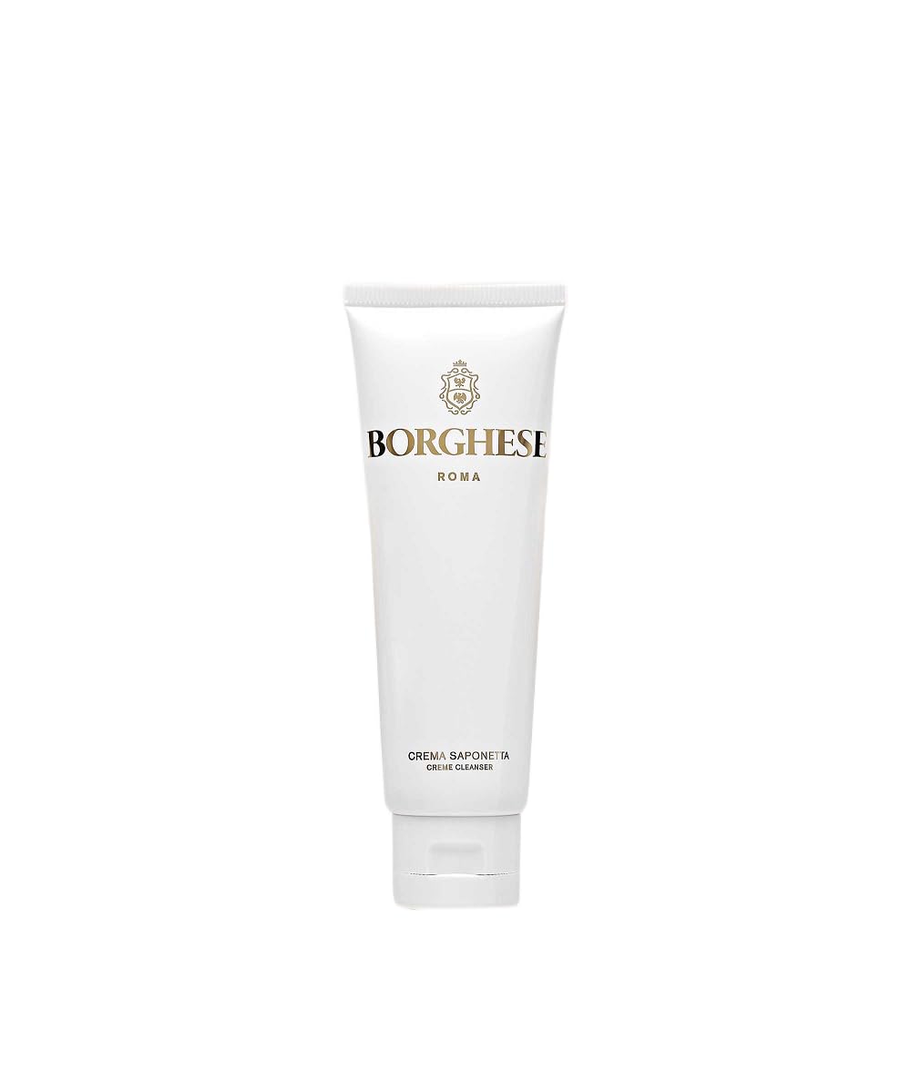 Borghese front packaging showing travel size and product benefits