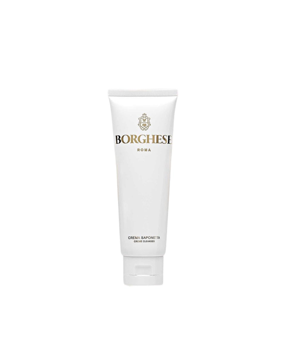 Borghese front packaging showing travel size and product benefits