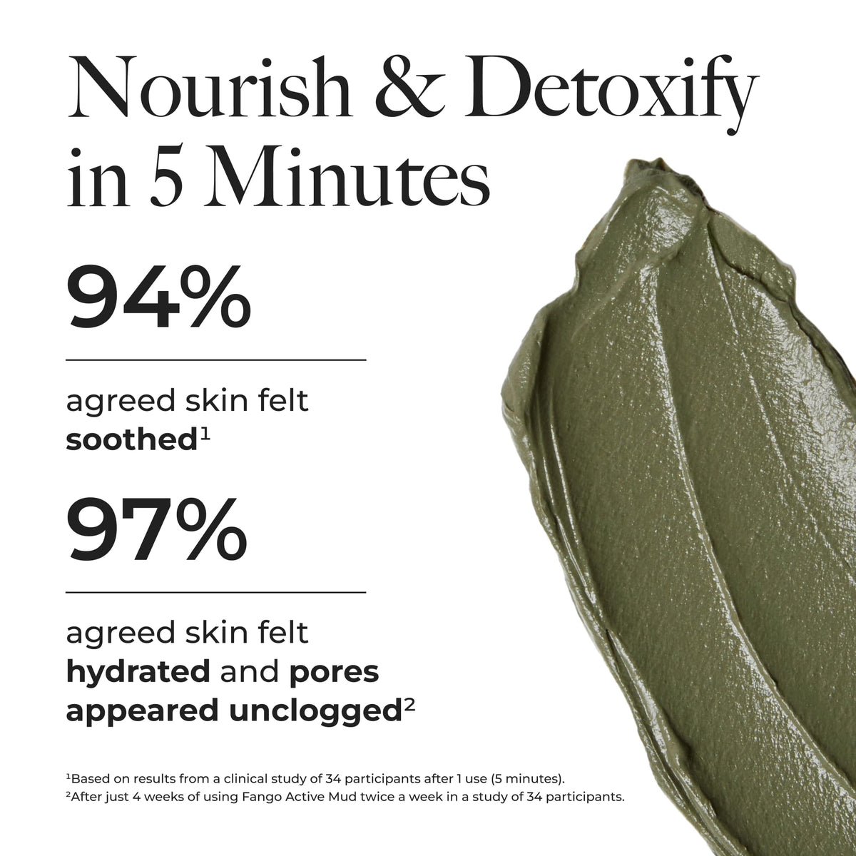 Borghese open jar revealing thick mineral mud texture for effective cleansing