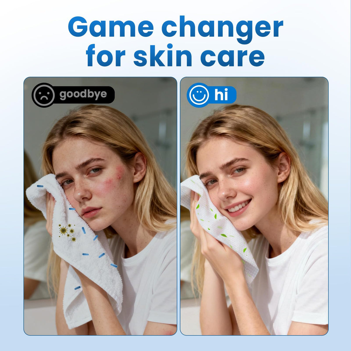 Borje smooth and textured sides visible to demonstrate dual cleansing action