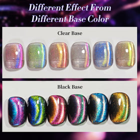 Born Pretty applying magnet over wet gel to form cat-eye effect quickly for dramatic salon-style results