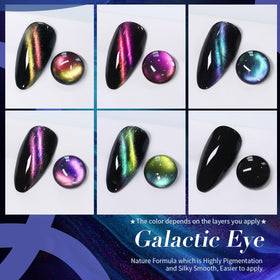 Born Pretty black base bottle displayed to enhance magnetic contrast benefit
