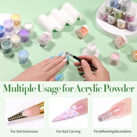 Born Pretty close-up of powder texture showing fine particles for smooth sculpting