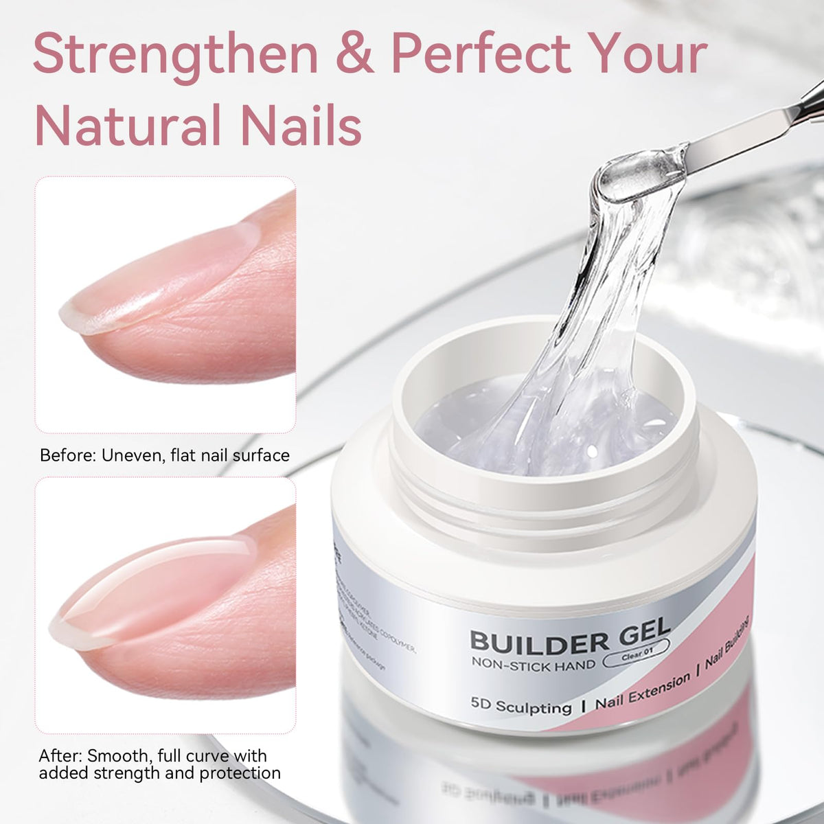 Born Pretty finished 3D nails lifestyle photo showing durable decorative results