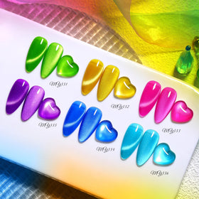 Born Pretty set front packaging showing nine vibrant neon gel bottles and branding for quick recognition