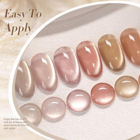 Born Pretty swatch panel of gels on acrylics showing rich color payoff