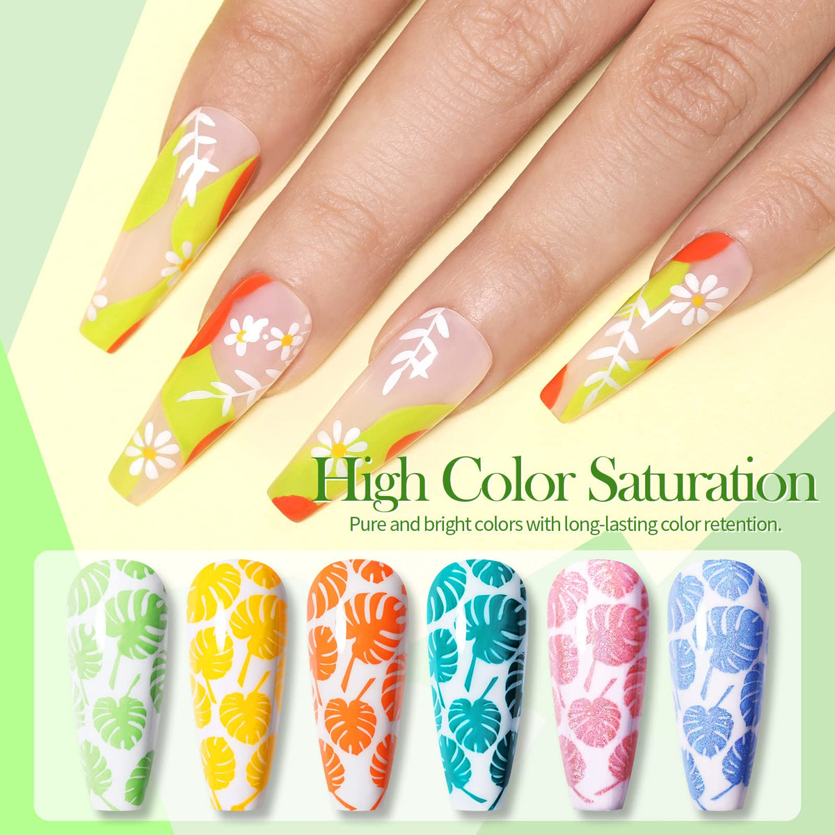 Born Pretty holographic polish close-up showing sparkling effect for eye-catching nails