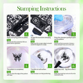 Born Pretty label close-up showing product information for safe, informed use