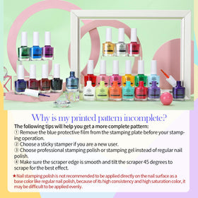 Born Pretty nail artist using set in studio producing professional results
