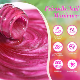 Born Pretty summer manicure lifestyle photo with colorful nails suited for festivals and beachwear