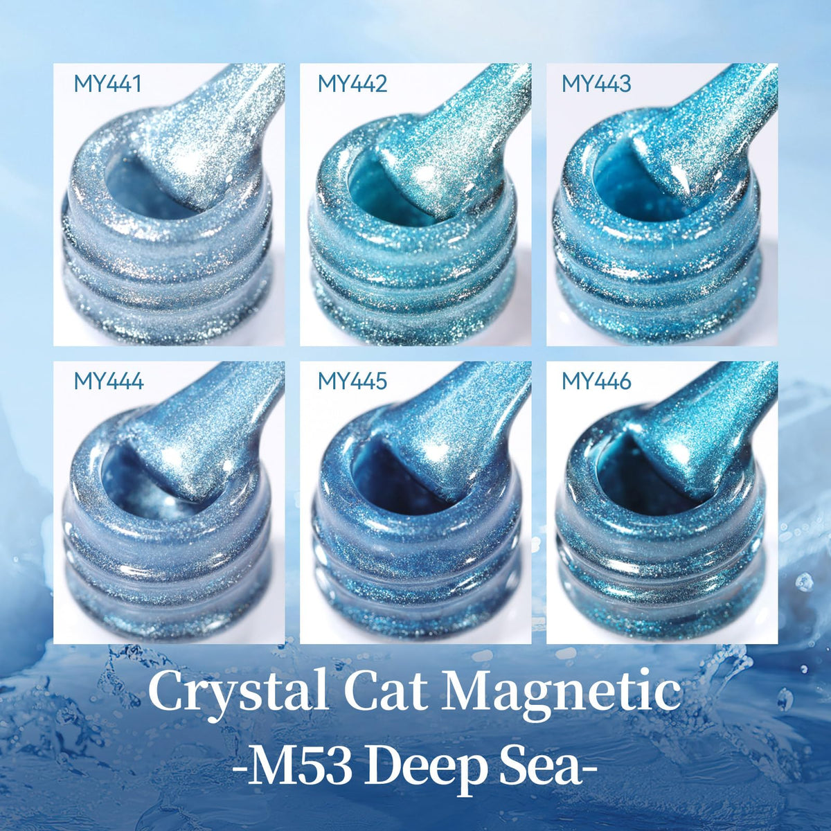 Born Pretty magnet held over nail tip demonstrating cat-eye effect benefit