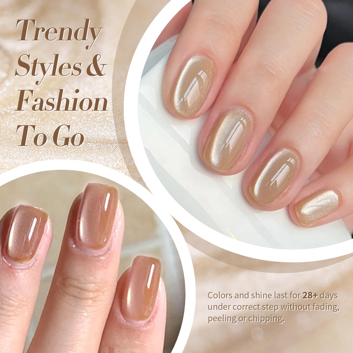 Born Pretty magnet held above nail demonstrating magnetic cat-eye effect benefit