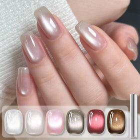 Born Pretty styled manicure on fingertips demonstrating finished look and benefit: salon-quality shine