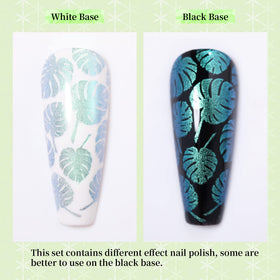 Born Pretty bottle in hand for scale showing compact polish size and salon convenience