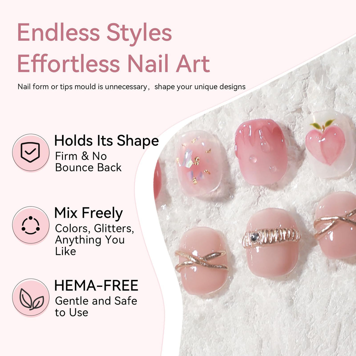 Born Pretty sculpting pen detail for precise 3D nail shaping