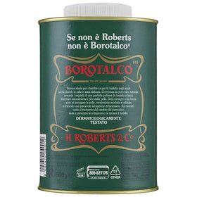 Borotalco powder texture closeup highlighting fine milled feel for gentle absorbency